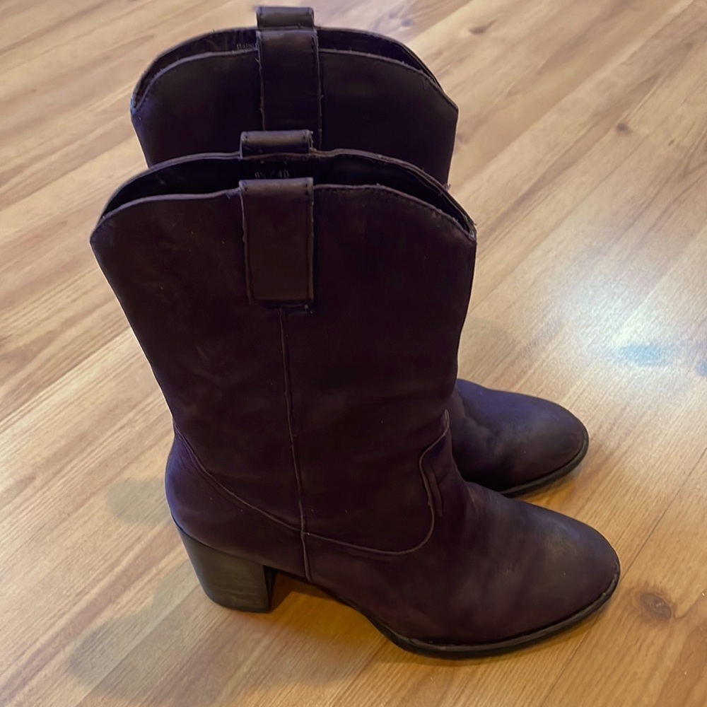 Born Crown Allegra Boot Purple 8 1/2 M Women’s